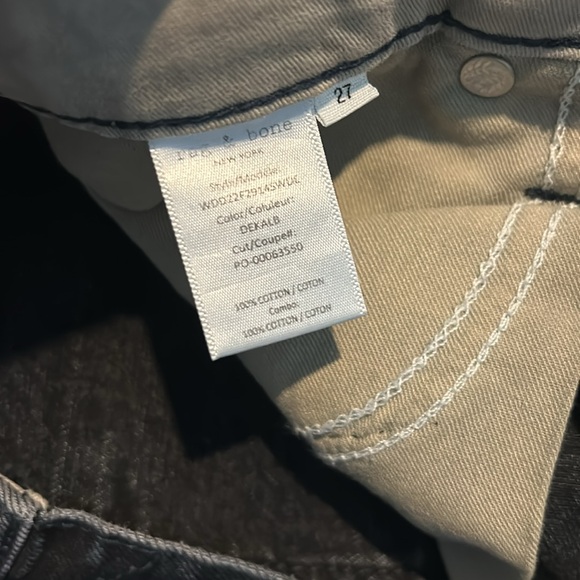 Rag & Bone Andi High-Rise Ankle Wide Leg Denim Jeans Size 27 - Picture 8 of 16